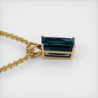 6.90 Ct. Gemstone Pendant, 14K Yellow Gold 3