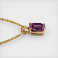 2.80 Ct. Gemstone Pendant, 14K Yellow Gold 3