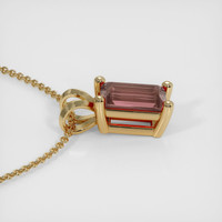 1.47 Ct. Sapphire Pendant, 14K Yellow Gold 3