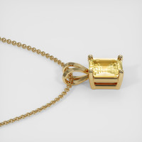 1.53 Ct. Sapphire Pendant, 14K Yellow Gold 3