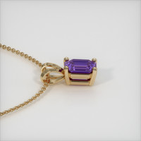 0.64 Ct. Sapphire Pendant, 14K Yellow Gold 3