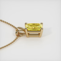 0.85 Ct. Sapphire Pendant, 14K Yellow Gold 3