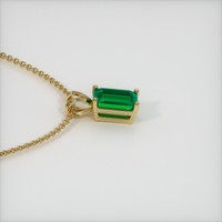 Emerald Pendant 1.41 Ct. 18K Yellow Gold Preview