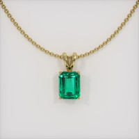Emerald Pendant 2.51 Ct., 18K Yellow Gold Preview