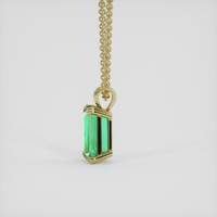 4.60 Ct. Emerald Pendant, 18K Yellow Gold 3