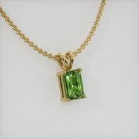 0.78 Ct. Gemstone Pendant, 18K Yellow Gold 2