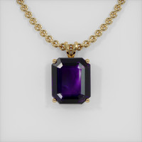 22.70 Ct. Gemstone Pendant, 18K Yellow Gold 1