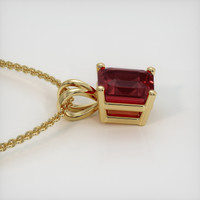 1.71 Ct. Gemstone Pendant, 18K Yellow Gold 3