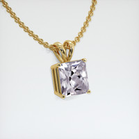 3.43 Ct. Gemstone Pendant, 18K Yellow Gold 2