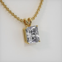 4.74 Ct. Gemstone Pendant, 18K Yellow Gold 2