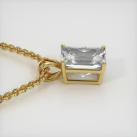 4.74 Ct. Gemstone Pendant, 18K Yellow Gold 3