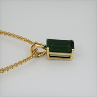 3.17 Ct. Gemstone Pendant, 18K Yellow Gold 3