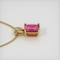 2.08 Ct. Sapphire Pendant, 18K Yellow Gold 3