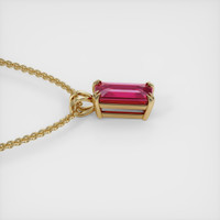 1.02 Ct. Ruby Pendant, 18K Yellow Gold 3