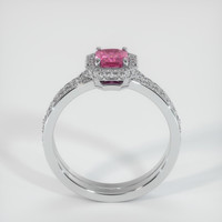 0.77 Ct. Sapphire Ring, 18K White Gold 3