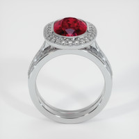 4.48 Ct. Ruby Ring, Platinum 950 3