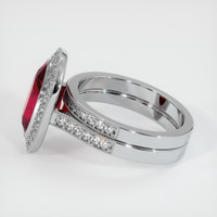 4.48 Ct. Ruby Ring, Platinum 950 4