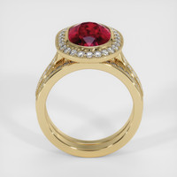 4.48 Ct. Ruby Ring, 14K Yellow Gold 3