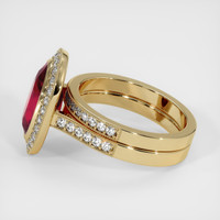 4.48 Ct. Ruby Ring, 14K Yellow Gold 4