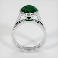 3.64 Ct. Emerald Ring, Platinum 950 3