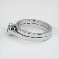 0.74 Ct. Sapphire Ring, Platinum 950 4