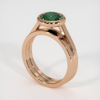 1.66 Ct. Sapphire Ring, 14K Rose Gold 2