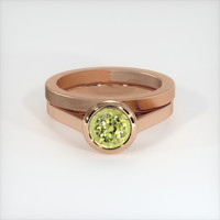 1.17 Ct. Sapphire Ring, 18K Rose Gold 1