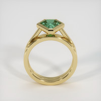1.80 Ct. Green Sapphire Ring, 14K Yellow Gold 3