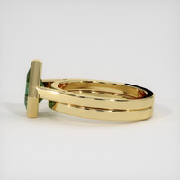 1.80 Ct. Green Sapphire Ring, 14K Yellow Gold 4