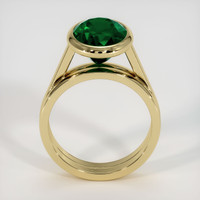 3.64 Ct. Emerald Ring, 18K Yellow Gold 3