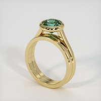 1.66 Ct. Sapphire Ring, 18K Yellow Gold 2
