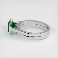 1.16 Ct. Emerald Ring, Platinum 950 4