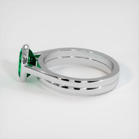 1.21 Ct. Emerald Ring, Platinum 950 4