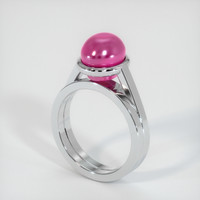 7.60 Ct. Ruby Ring, Platinum 950 2