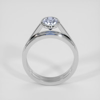 1.94 Ct. Greyish Blue Sapphire Ring, Silver 3