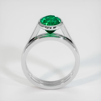 1.84 Ct. Emerald Ring, 18K White Gold 3