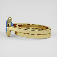 1.85 Ct. Bi Color / Parti Sapphire Ring, 10K Yellow Gold 4