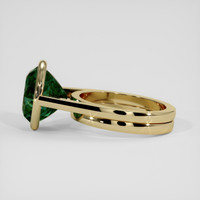 7.02 Ct. Bluish Green Sapphire Ring, 10K Yellow Gold 4