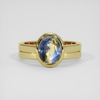 1.85 Ct. Bi Color / Parti Sapphire Ring, 14K Yellow Gold 1