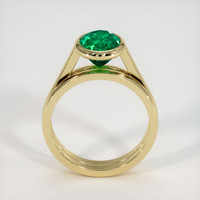 1.84 Ct. Emerald Ring, 18K Yellow Gold 3