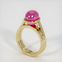 7.60 Ct. Ruby Ring, 18K Yellow Gold 2