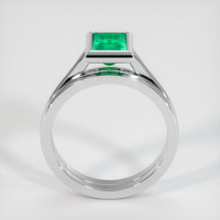 0.93 Ct. Emerald Ring, Platinum 950 3