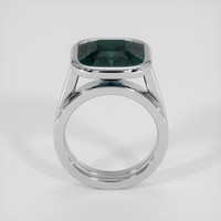 9.02 Ct. Bluish Green Sapphire Ring, Platinum 950 3