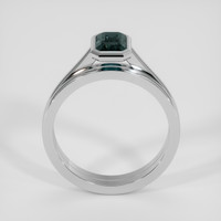 1.60 Ct. Bluish Green Sapphire Ring, 14K White Gold 3