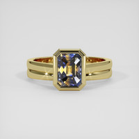 2.30 Ct. Bi Color Sapphire Ring, 14K Yellow Gold 1