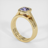 1.34 Ct. Sapphire Ring, 14K Yellow Gold 2