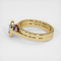 1.34 Ct. Purple Sapphire Ring, 14K Yellow Gold 4