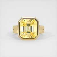 10.75 Ct. Sapphire Ring, 14K Yellow Gold 1