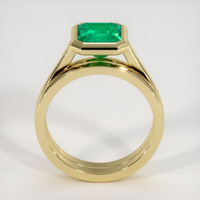 1.68 Ct. Emerald Ring, 18K Yellow Gold 3