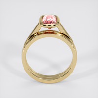 1.66 Ct. Padparadscha Sapphire Ring, 18K Yellow Gold 3